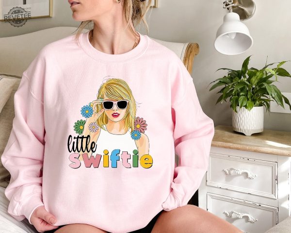 Little Swiftie Sweatshirt Taylor Little Swiftie Sweater Floral Swiftie Sweatshirt Album Merch Sweater Taylor Swiftie T Shirt Sweatshirt Unique revetee 3