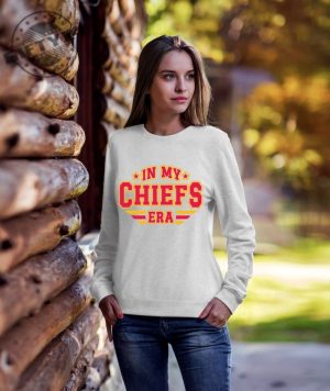 In My Chiefs Era Shirt Travis Kelce Swift Hoodie Football Chiefs Jersey Sweatshirt Travis Kelce Football Nfl Tshirt Taylor And Travis Shirt giftyzy 3