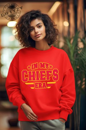 In My Chiefs Era Shirt Travis Kelce Swift Hoodie Football Chiefs Jersey Sweatshirt Travis Kelce Football Nfl Tshirt Taylor And Travis Shirt giftyzy 4