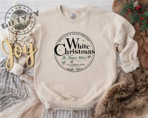 White Christmas Shirt Vintage Christmas Tshirt Christmas Crewneck Sweater Christmas Hoodie White Christmas Movie 1954 Shirt giftyzy 2