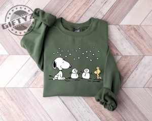 Snoopy Christmas Shirt Dog Christmas Crewneck Sweatshirt Christmas Hoodie Winter Clothes Snoopy Boujee Tshirt Christmas Apparel giftyzy 2