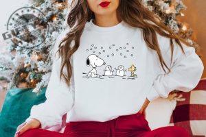 Snoopy Christmas Shirt Dog Christmas Crewneck Sweatshirt Christmas Hoodie Winter Clothes Snoopy Boujee Tshirt Christmas Apparel giftyzy 4