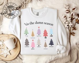 Taylor Swiftie Christmas Shirt Tis The Damn Season Hoodie Cozy Winter Pullover Sweatshirt Holiday Jumper Tshirt Funny Christmas Shirt giftyzy 2