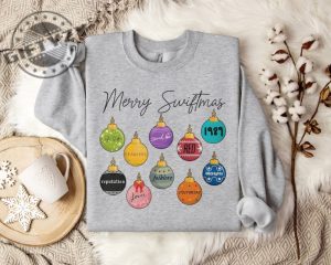 Taylor Swiftie Christmas Shirt Merry Swiftmas Sweatshirt Taylor Swiftie Tshirt Inspired Holiday Jumper Hoodie Ugly Christmas Shirt giftyzy 3