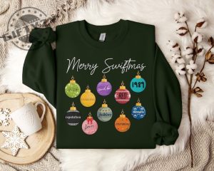 Taylor Swiftie Christmas Shirt Merry Swiftmas Sweatshirt Taylor Swiftie Tshirt Inspired Holiday Jumper Hoodie Ugly Christmas Shirt giftyzy 4