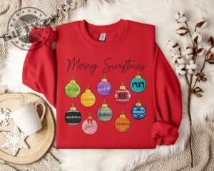 Taylor Swiftie Christmas Shirt Merry Swiftmas Sweatshirt Taylor Swiftie Tshirt Inspired Holiday Jumper Hoodie Ugly Christmas Shirt giftyzy 5