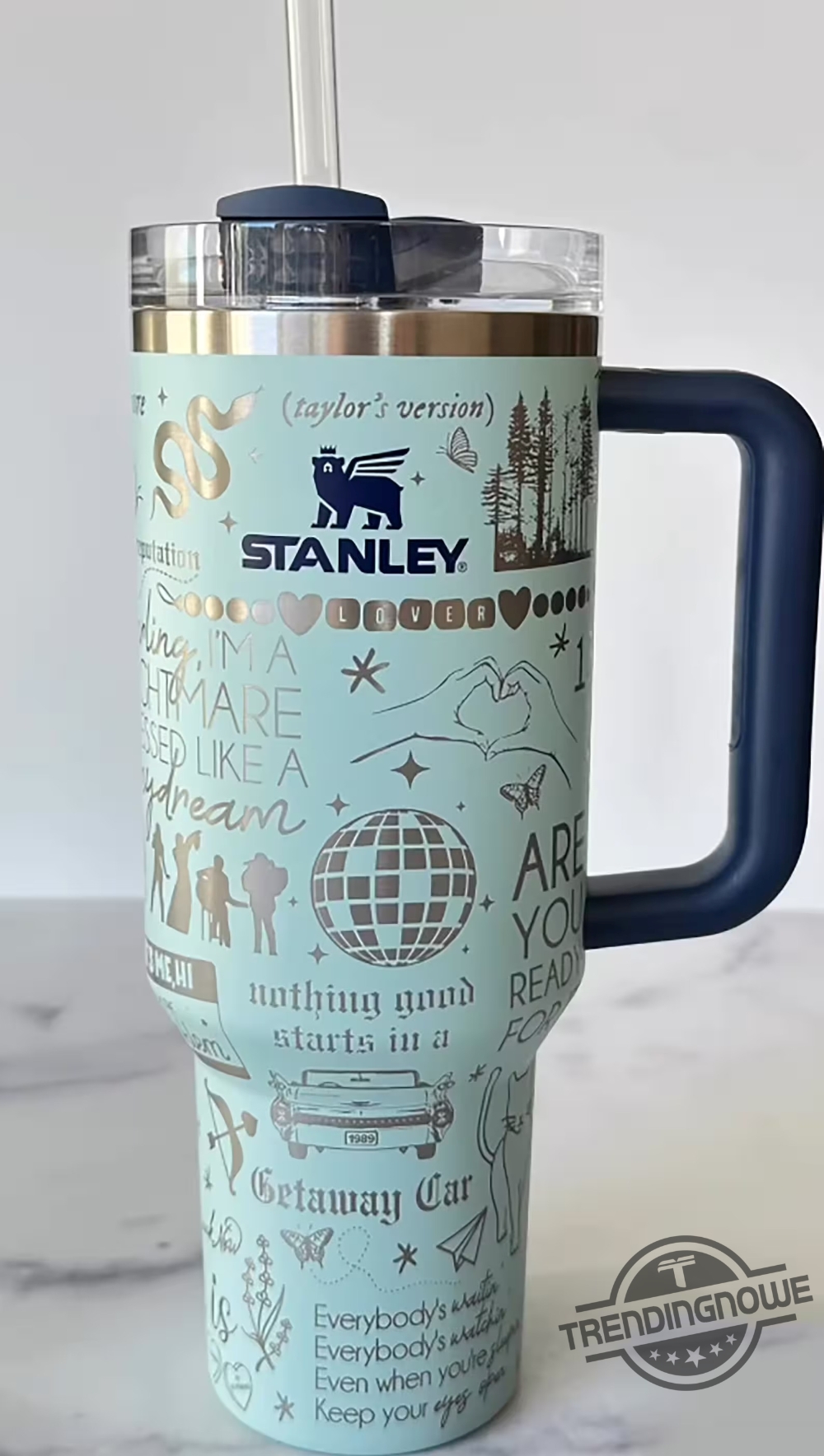 Taylor Swift Stanley Cup 40 Oz Stanley Tumbler With Handle Gift