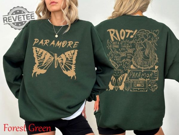 Paramore Doodle Art Sweatshirt Paramore Album Lyrics Merch Hoodie Hayley Shirt Williams Fan Tee Music Tour 2023 Unique revetee 1