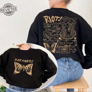 Paramore Doodle Art Sweatshirt Paramore Album Lyrics Merch Hoodie Hayley Shirt Williams Fan Tee Music Tour 2023 Unique revetee 2