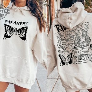 Paramore Doodle Art Sweatshirt Paramore Album Lyrics Merch Hoodie Hayley Shirt Williams Fan Tee Music Tour 2023 Unique revetee 4