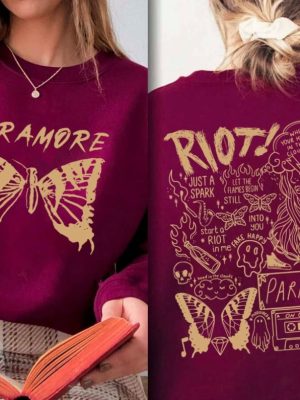 Paramore Doodle Art Sweatshirt Paramore Album Lyrics Merch Hoodie Hayley Shirt Williams Fan Tee Music Tour 2023 Unique revetee 5