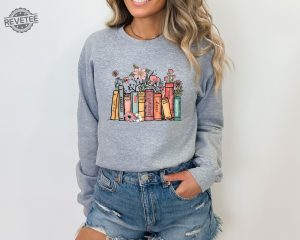 Albums As Books Sweatshirt Trendy Aesthetic For Book Lovers Crewneck Sweater Folk Music Hoodie Country Music Hoodie Rack Music Sweater Unique revetee 2