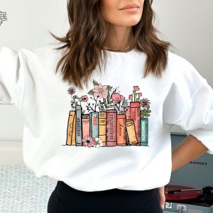 Albums As Books Sweatshirt Trendy Aesthetic For Book Lovers Crewneck Sweater Folk Music Hoodie Country Music Hoodie Rack Music Sweater Unique revetee 3