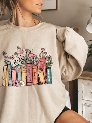 Albums As Books Sweatshirt Trendy Aesthetic For Book Lovers Crewneck Sweater Folk Music Hoodie Country Music Hoodie Rack Music Sweater Unique revetee 4