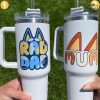 bluey cup 40oz bluey moms bluey rad dads tumblers sometimes mums just need 20 minutes bluey stainless steel stanley cups disney gift laughinks 1
