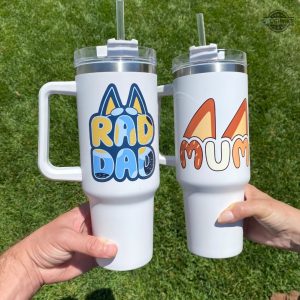 bluey cup 40oz bluey moms bluey rad dads tumblers sometimes mums just need 20 minutes bluey stainless steel stanley cups disney gift laughinks 6