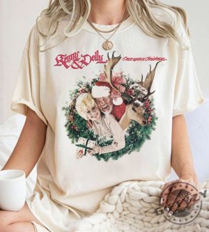 Vintage Kenny Rogers And Dolly Parton Xmas Shirt Music Country Christmas 2024 Sweatshirt Dolly Country Music Hoodie Christmas Tshirt Unisex Trendy Shirt giftyzy 2