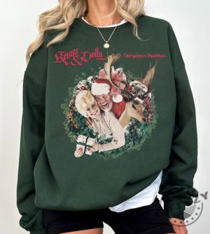 Vintage Kenny Rogers And Dolly Parton Xmas Shirt Music Country Christmas 2024 Sweatshirt Dolly Country Music Hoodie Christmas Tshirt Unisex Trendy Shirt giftyzy 3