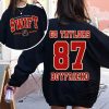Swift 87 Kansas City Sweatshirt Go Taylor Boyfriend Sweatshirt Kc Chiefs Sweatshirt Taylor The Eras Tour Shirt Taylor Swiftie Shirt trendingnowe 3