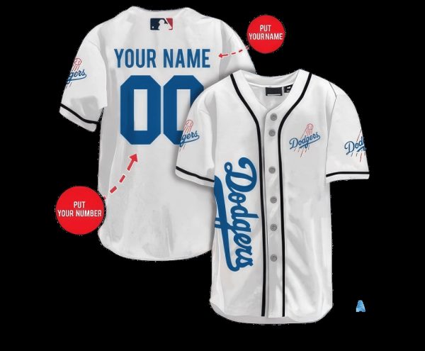 los angeles dodgers personalized name and number baseball jersey shirts la dodgers 2024 all over printed uniform mlb shop gift for shohei ohtani fans laughinks 1 1