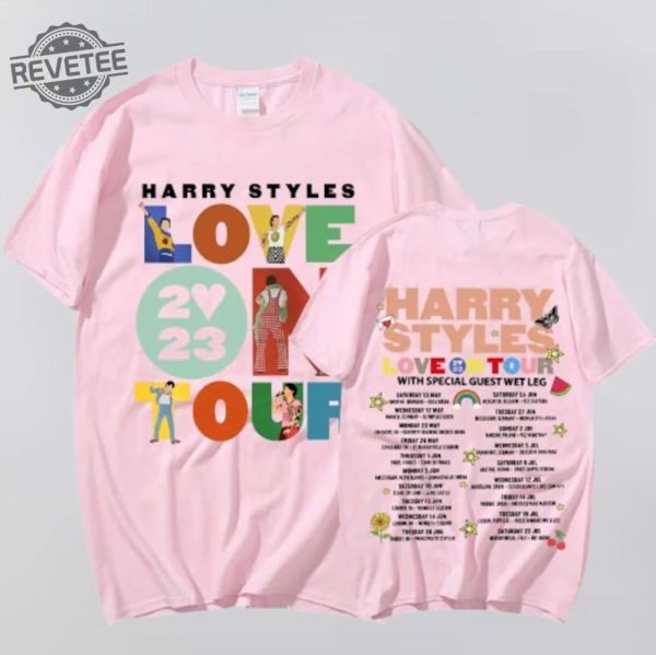 Harry Styles Love On Tour Shirt A Stylish Merch Shirt From Love On Tour Forever Unforgettable Moments From The Journey Of Love On Tour Unique revetee 2