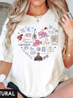 Vintage The Eras Tour 2023 Sweatshirt Vintage Taylor The Eras Tour Shirt Tour 2023 Shirt Ts Shirt Midnights Concert Shirt Swiftie Fan Unique revetee 5