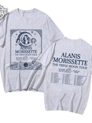 Alanis Morissette The Triple Moon Tour 2024 Shirt Alanis Morissette Fan Shirt Alanis Morissette 2024 Tour The Triple Moon Concert Shirt Unique revetee 2 1