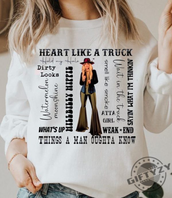 Lainey Wilson Album Tshirt Coutry Girl Sweatshirt Unisex Hoodie Trendy Shirt giftyzy 2