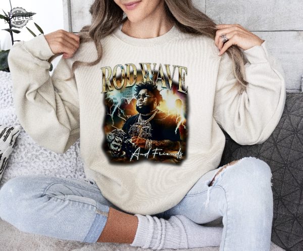 Rod Wave Nostalgia 90S Rap Music Shirt Bootleg Vintage Y2k Sweatshirt Retro Tour 2023 Concert Tickets Unisex Gift For Fan Unique revetee 4