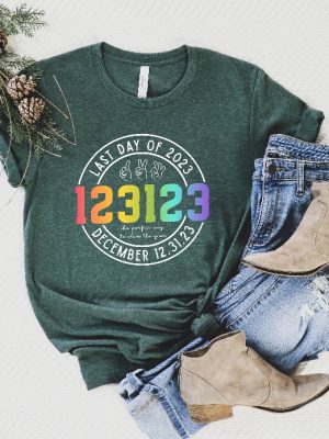 123123 Last Day Of 2023 Shirt December 123123 Shirt Unique Last Day Gift Tee New Year Funny Shirt New Year Eve Shirt New Year Gift Unique revetee 2