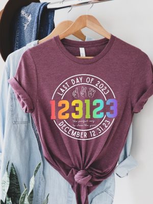 123123 Last Day Of 2023 Shirt December 123123 Shirt Unique Last Day Gift Tee New Year Funny Shirt New Year Eve Shirt New Year Gift Unique revetee 3