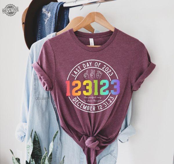 123123 Last Day Of 2023 Shirt December 123123 Shirt Unique Last Day Gift Tee New Year Funny Shirt New Year Eve Shirt New Year Gift Unique revetee 3