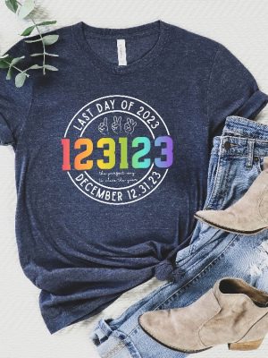 123123 Last Day Of 2023 Shirt December 123123 Shirt Unique Last Day Gift Tee New Year Funny Shirt New Year Eve Shirt New Year Gift Unique revetee 4