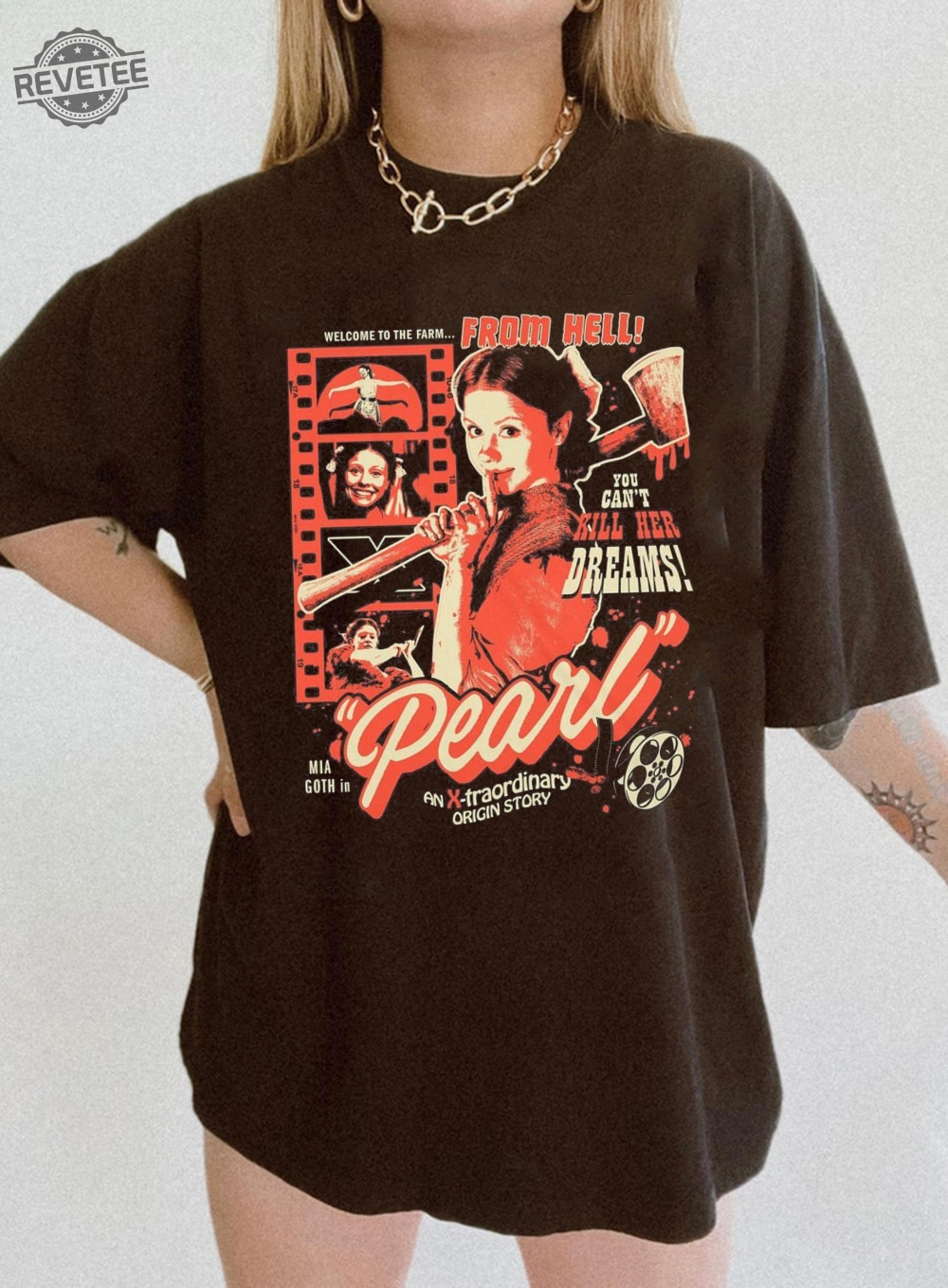 Pearl A24 Movie Shirt Pearl Movie Pearl Says You Can Kill Her Dreams Shirt Mia Goth Horror Movie Pearl Tee Hoodie Shirt Unique