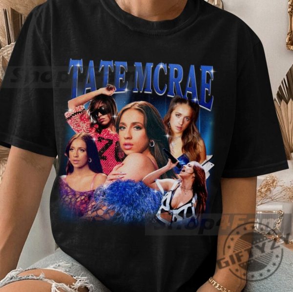 Tate Mcrae The Think Later 90S Tshirt Bootleg Music Vintage Y2k Concert Hoodie World Tour 2024 Sweatshirt Gift For Fan Unisex Shirt giftyzy 1