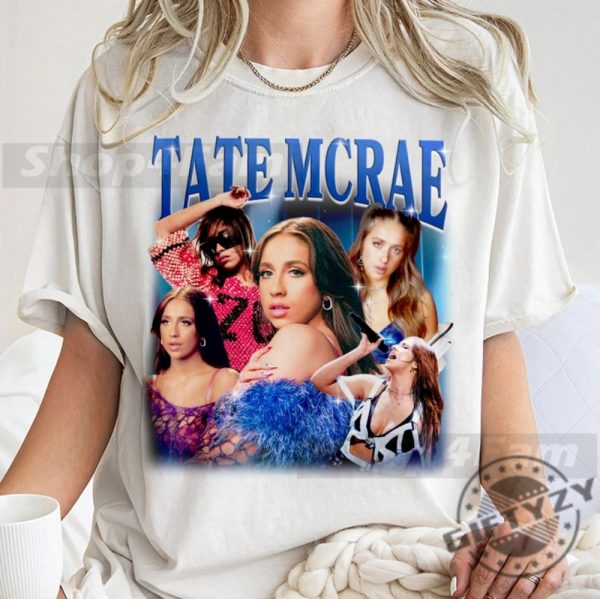 Tate Mcrae The Think Later 90S Tshirt Bootleg Music Vintage Y2k Concert Hoodie World Tour 2024 Sweatshirt Gift For Fan Unisex Shirt giftyzy 2