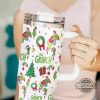 Grinch 40Oz Tumbler On The Couch Christmas Cup With Handle Santa Grinch  Stainless Steel Stanley Cup How 40 Oz Xmas Travel Mugs Merry Grinchmas Gift  - Laughinks