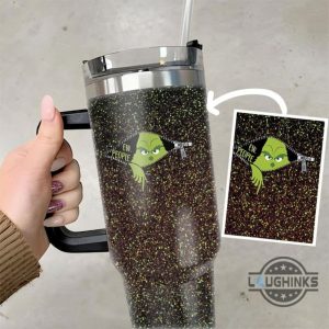40oz the grinch christmas tumbler mean one green black cup ew people stainless steel stanley cup 40 oz xmas travel mugs merry grinchmas laughinks 1