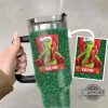 the grinch faux glitter art christmas tumbler merry grinchmas cups 40oz santa grinch stainless steel stanley cup 40 oz xmas travel mugs gift laughinks 1