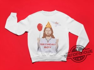 Jesus Birthday Boy Shirt Jesus Birthday Christmas Sweatshirt Jesus Birthday Boy Sweat Slogan Graphic Hoodie trendingnowe 1