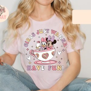 Disney Minnie Daisy Summer Shirt Girls Just Wanna Have Sun Disney Besties Shirt Disneyworld Shirt Disney Summer Shirt Hoodie Sweatshirt Unique revetee 2