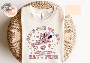 Disney Minnie Daisy Summer Shirt Girls Just Wanna Have Sun Disney Besties Shirt Disneyworld Shirt Disney Summer Shirt Hoodie Sweatshirt Unique revetee 3