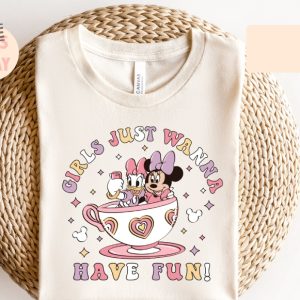 Disney Minnie Daisy Summer Shirt Girls Just Wanna Have Sun Disney Besties Shirt Disneyworld Shirt Disney Summer Shirt Hoodie Sweatshirt Unique revetee 3