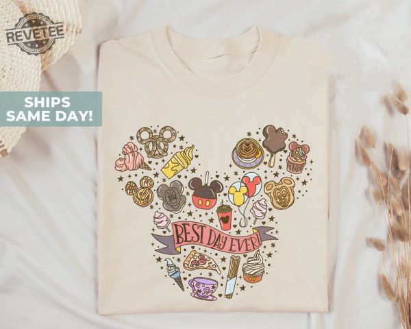 Best Day Ever Shirt Mouse Park Snacks Shirts Women Unisex Park Shirt Park Trip Adult Snacks Shirt Tee Hoodie Sweatshirt Unique revetee 1