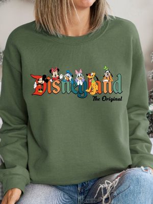 Disneyland The Original Sweatshirt Mickey Disneyland Shirt Mickey And Friends Shirt Disneyland Shirt Disney Shirt For Women Men Hoodie Sweatshirt Unique revetee 2