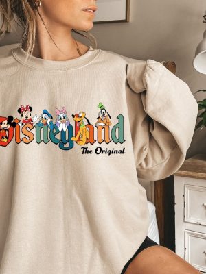 Disneyland The Original Sweatshirt Mickey Disneyland Shirt Mickey And Friends Shirt Disneyland Shirt Disney Shirt For Women Men Hoodie Sweatshirt Unique revetee 4