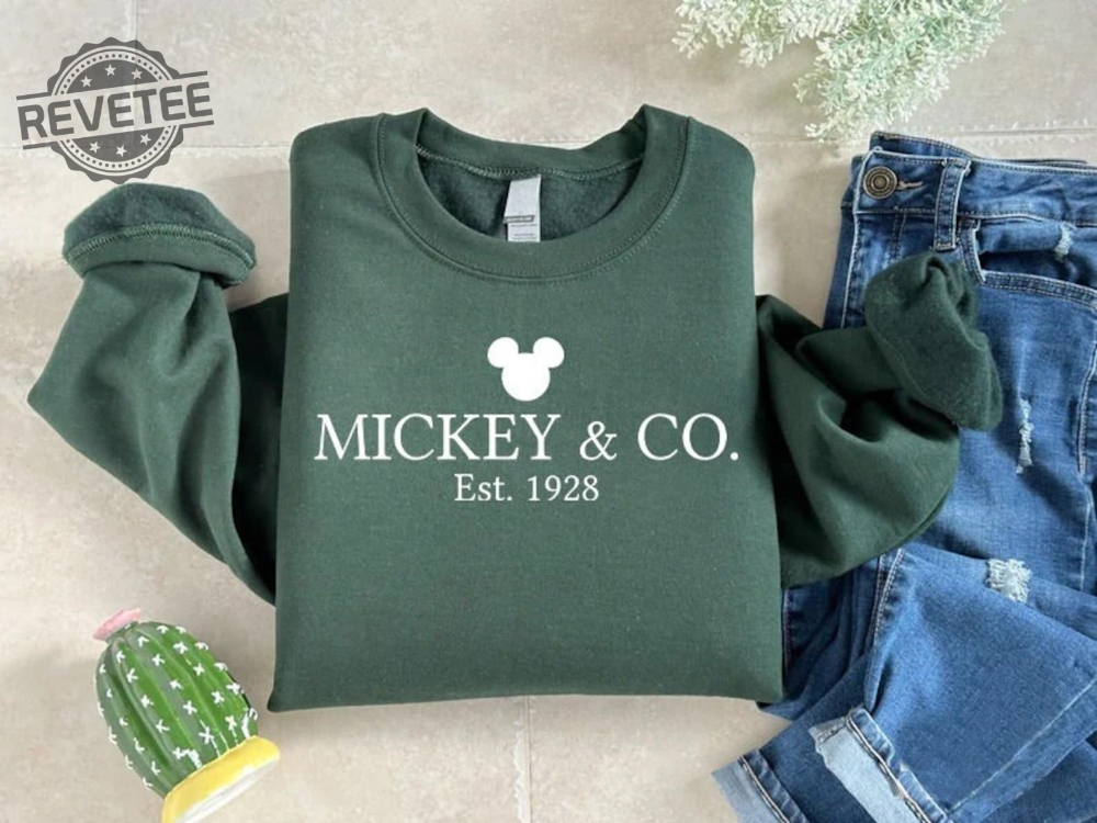Mickey Co Sweatshirt Retro Vintage Disney Shirt Disney Family Matching Sweater Disneyland Tee Disney Gift For Girl Disneyworld Shirt Hoodie Unique