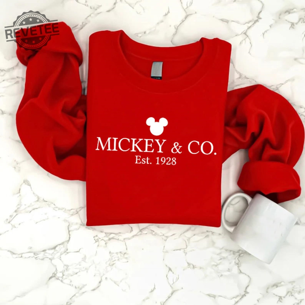 Mickey Co Sweatshirt Retro Vintage Disney Shirt Disney Family Matching Sweater Disneyland Tee Disney Gift for Girl Disneyworld Shirt Hoodie Unique