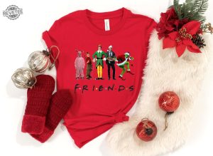 Christmas Movie Watching Shirt Christmas Friends Shirt Christmas Movie Friends Funny Christmas Shirts Christmas Family Movie Kids Tees Hoodie Unique revetee 1