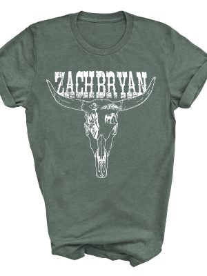 Zach Bryan Bullhead Shirt Zach Bryan Country Music Western Shirt Bryan Cowboy American Heartbreak Tour Tee Gift For Cowgirl Concert Shirt Unique revetee 7